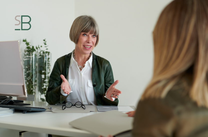 Marta Bacciolo con una cliente